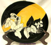 ARABIA , Savoie tarjoilulautanen,Design:Marja K..1971-1975-luku,Leveys 30cm X27,5 cm,1 kpl,95�/kpl 