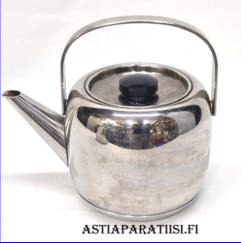 OPA, tee/vesipannu, Design:Timo Sarpaneva,Suunniteltu 1970,Korkeus, n.12,5 cm, halkaisija, n.15 cm,2kpl,120�/kpl,( Tuote nro 111TA )