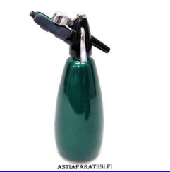 Vintage sodakone 1960-luvun, (Sparklets soodasifoni),Korkeus,n.33cm, halkaisija 11cm,1 kpl, 30�/kpl,( Tuote nro 221TA)