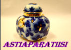Lomonosov Porcelain Tea Holders Cobalt Garden,1kpl,95�