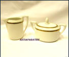 Kahvitarjoilu Rosenthal Isolde 1923.Sugar Bowl and Twig Creamer,75�/pari