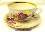 LOMONOSOV , Coffee Mug and Saucer, Fine Porcelain from The Lomonosov Porcelain Factory ,1kpl,45�
