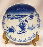 Norjalainen sein�lautanen , joulu 2004,halkaisija n.17,5 cm,1kpl, 50�/kpl