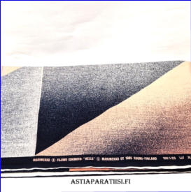 MARIMEKKO, Vintage " Helle " verho,Design:Fujiwo Ishimoto,1985-luku,Ollut k�yt�ss�, mutta ehj� ja tahraton,mitat ,n.275 X 146 cm, 2 kpl,75�/kpl (Tuote nro / Item 110VE)