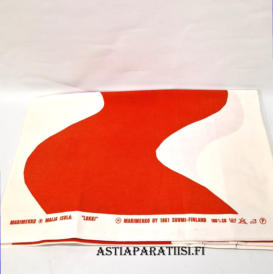 MARIMEKKO, Vintage " Lokki "  verho,Design:Maija Isola.1961-luku,,Ollut k�yt�ss�, mutta ehj� ja tahraton,mitat ,n.165 X 125 cm, 3 kpl,55�/kpl (Tuote nro / Item 105VE)