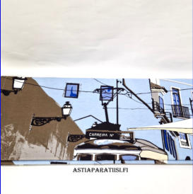VALLILA  "lissabon" valmisverho, n. 140 x 250cm , 2 kpl,75� (Tuote nro / Item 104VE)