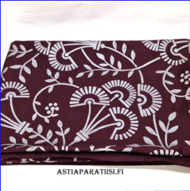MARIMEKKO, Vintage " Olkikukka " verho,Design:Kristina Isola,2007-luku,Ollut k�yt�ss�, mutta ehj� ja tahraton,mitat ,n.218 X 144 cm, 1 kpl,85� (Tuote nro / Item 112VE)
